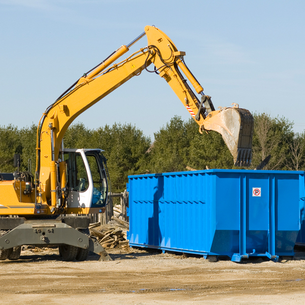 how does a residential dumpster rental service work in Haileyville OK